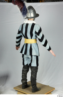  Photos Medieval Guard in cloth armor 3 Medieval clothing a poses medieval soldier striped suit whole body 0006.jpg